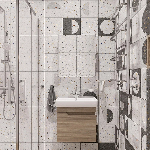 Комплект мебели DIWO Воронеж 50 подвесная, ореховый дубослив, с сифоном 579746 Комплект мебели DIWO Воронеж 50 подвесная, ореховый дубослив, с сифоном 579746