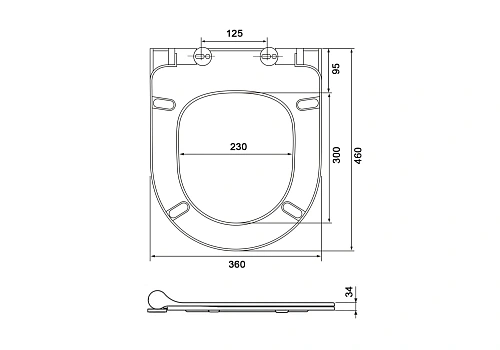Крышка-сиденье Aquatek КЛАССИК AQ0102-00 белый Крышка-сиденье Aquatek КЛАССИК AQ0102-00 белый