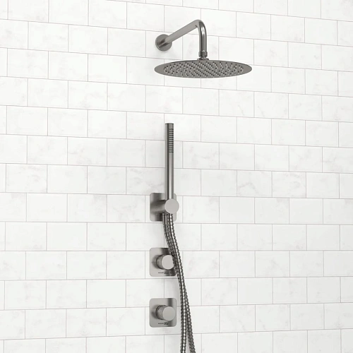 Душевая система WasserKRAFT A6451.296.097.121.275.100.276 встраиваемая никель Душевая система WasserKRAFT A6451.296.097.121.275.100.276 встраиваемая никель