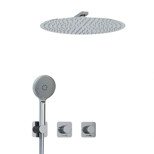 Душевая система WasserKRAFT A4651.293.090.117.271.087.127 встраиваемая хром Душевая система WasserKRAFT A4651.293.090.117.271.087.127 встраиваемая хром