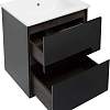 Тумба под раковину Aquanet Милан 60 черный глянец 00269306 Тумба под раковину Aquanet Милан 60 черный глянец 00269306