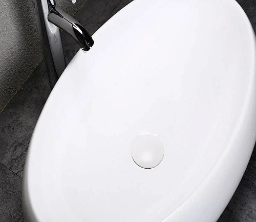 Раковина CeramaLux 9030A накладная, белый Раковина CeramaLux 9030A накладная, белый