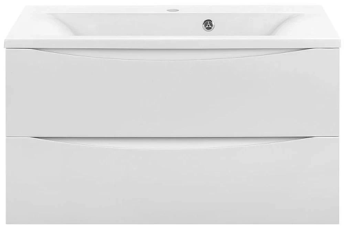 Тумба под раковину Vincea Mia 900 подвесная, 2 выкатных ящика soft close, G.White VMC-2MA900GW Тумба под раковину Vincea Mia 900 подвесная, 2 выкатных ящика soft close, G.White VMC-2MA900GW