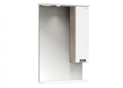 Зеркальный шкаф Onika ХАРПЕР 58.01 белый матовый правый 205847 Зеркальный шкаф Onika ХАРПЕР 58.01 белый матовый правый 205847