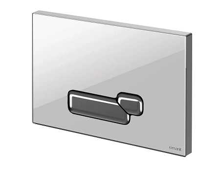 Клавиша смыва Cersanit ACTIS, стекло, белая глянцевая (BU-ACT/Whg/Gl) Клавиша смыва Cersanit ACTIS, стекло, белая глянцевая (BU-ACT/Whg/Gl)