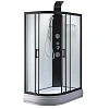 Душевая кабина Taliente с гидромассажем, 120x80x220см правая, профиль черный, прозрозрачное стекло, TA-128CB(R) Душевая кабина Taliente с гидромассажем, 120x80x220см правая, профиль черный, прозрозрачное стекло, TA-128CB(R)