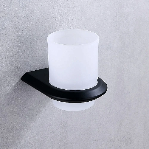 Стакан ABBER Nord AA1556B черный матовый Стакан ABBER Nord AA1556B черный матовый