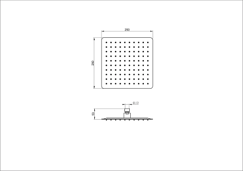 Верхний душ Wonzon & Woghand хром (WW-88DP06-CR) Верхний душ Wonzon & Woghand хром (WW-88DP06-CR)
