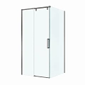 Душевой уголок BelBagno SOFT_CLOSE-1-A-1-100-C-GM 100x100 см, профиль оружейная сталь, стекло прозрачное Душевой уголок BelBagno SOFT_CLOSE-1-A-1-100-C-GM 100x100 см, профиль оружейная сталь, стекло прозрачное