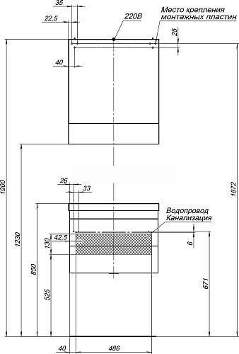 Зеркальный шкаф Aquanet Верона 58 белый 00175344 Зеркальный шкаф Aquanet Верона 58 белый 00175344