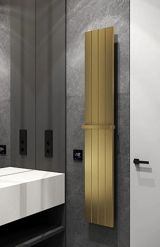 Полотенцесушитель электрический Boheme Flat MATT GOLD 725-MG Полотенцесушитель электрический Boheme Flat MATT GOLD 725-MG