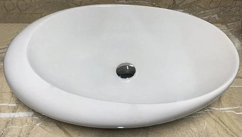 Раковина CeramaLux 7807-1 накладная, белый Раковина CeramaLux 7807-1 накладная, белый