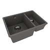 Кухонная мойка Lemark SINARA 550.2-U встраиваемая снизуз кварцгранита, серый шелк 9910083 Кухонная мойка Lemark SINARA 550.2-U встраиваемая снизуз кварцгранита, серый шелк 9910083