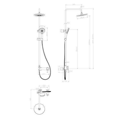Смеситель для душа Lemark Minima LM3860C, хром Смеситель для душа Lemark Minima LM3860C, хром