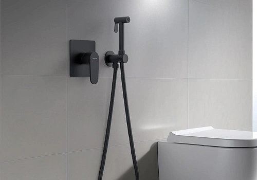 Гигиенический душ Aquatek ОБЕРОН AQ1219MB Черный матовый, встраиваемый Гигиенический душ Aquatek ОБЕРОН AQ1219MB Черный матовый, встраиваемый