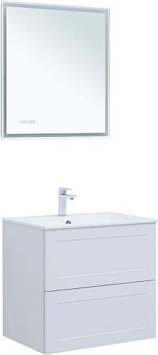 Тумба под раковину Aquanet Терра 70 белый матовый 00313233 подвесная Тумба под раковину Aquanet Терра 70 белый матовый 00313233 подвесная