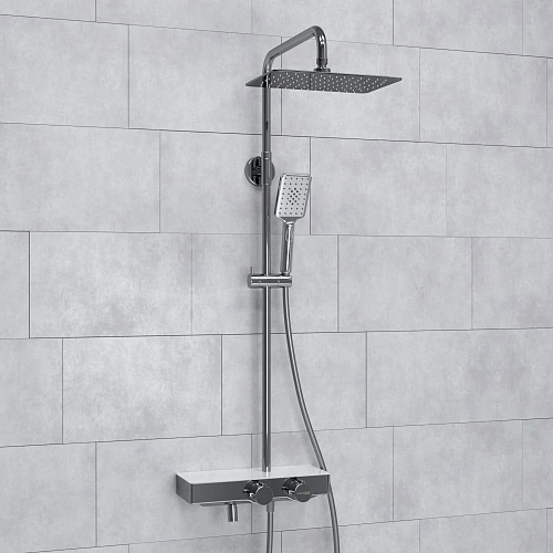 Душевая система WasserKRAFT A113.069.126.CH Thermo с термостатом хром Душевая система WasserKRAFT A113.069.126.CH Thermo с термостатом хром