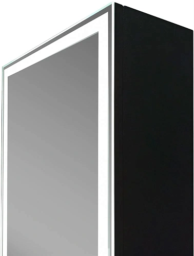 Шкаф-пенал STWORKI Кронборг МВК077 40, с подсветкой, черный 541673 Шкаф-пенал STWORKI Кронборг МВК077 40, с подсветкой, черный 541673