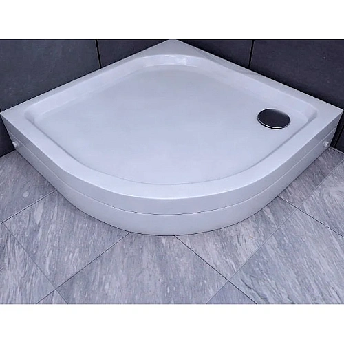 Душевой поддон Aquatek DPA-0000002 100x100x15 1/4 R50 акриловый с ножками с фронтальным экраном Душевой поддон Aquatek DPA-0000002 100x100x15 1/4 R50 акриловый с ножками с фронтальным экраном