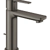 Смеситель для раковины GROHE Lineare New со сливным гарнитуром, S-Size, темный графит матовый (32114 32114AL1 Смеситель для раковины GROHE Lineare New со сливным гарнитуром, S-Size, темный графит матовый (32114 32114AL1