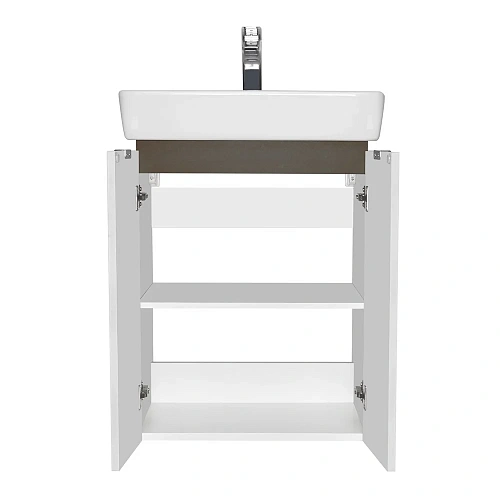 Тумба под раковину Aquaton Скай PRO 55 белый глянец 1A238101SY010 Тумба под раковину Aquaton Скай PRO 55 белый глянец 1A238101SY010