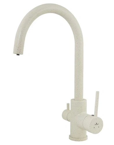 Смеситель для кухни Kaiser Merkur 26744-11 Beige боковой под фильтр R-излив бежевый мрамор Смеситель для кухни Kaiser Merkur 26744-11 Beige боковой под фильтр R-излив бежевый мрамор