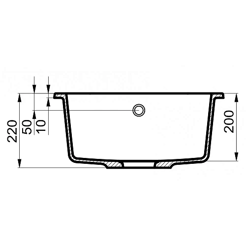Кухонная мойка Milacio Navarra 78 Cuarzo (MC.77051), черный матовый Кухонная мойка Milacio Navarra 78 Cuarzo (MC.77051), черный матовый