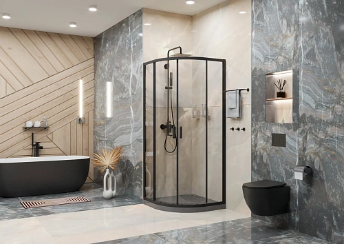 Душевой уголок Ambassador Kingston 14011204 (900x900x2000) Душевой уголок Ambassador Kingston 14011204 (900x900x2000)