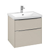 Картинка анонса товара «тумба под раковину villeroy &amp; boch subway 3.0 cashmere grey / cashmere grey c57600vn»