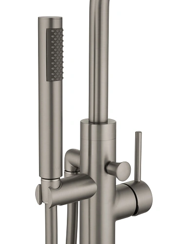 Смеситель для ванны Wonzon & Woghand STICK напольный, брашированный никель (WW-88649017-BN) Смеситель для ванны Wonzon & Woghand STICK напольный, брашированный никель (WW-88649017-BN)