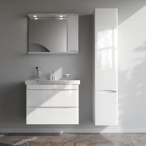 Тумба под раковину AM.PM Like M80FHX0802WG подвесная, 80 см, белый Тумба под раковину AM.PM Like M80FHX0802WG подвесная, 80 см, белый