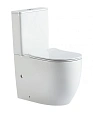 Унитаз напольный CeramaLux TR2177 Tornado белый с крышкой микролифт Унитаз напольный CeramaLux TR2177 Tornado белый с крышкой микролифт