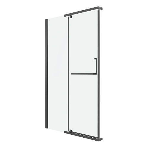 Душевая дверь GROSSMAN Pragma 100.K33.03.100.42.00 (100x195) графит сатин, стекло прозрачное Душевая дверь GROSSMAN Pragma 100.K33.03.100.42.00 (100x195) графит сатин, стекло прозрачное