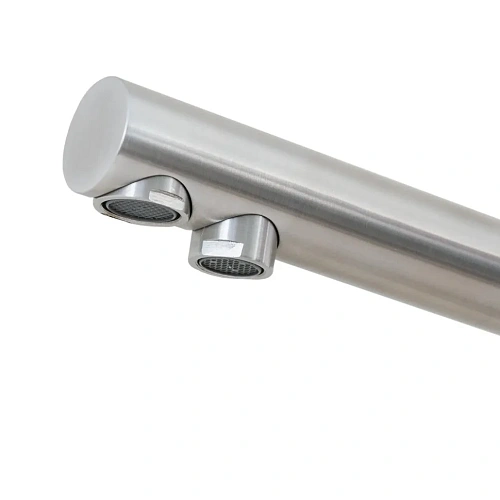 Смеситель для кухни Paini Norda NRPW6433VEB90 с подводом для фильтра, никель Смеситель для кухни Paini Norda NRPW6433VEB90 с подводом для фильтра, никель