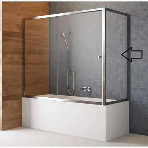 Боковая стенка Radaway Vesta S 204080-01 80 см прозрачное стекло Боковая стенка Radaway Vesta S 204080-01 80 см прозрачное стекло