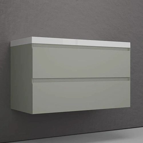 Тумба под раковину Style Line Манхэттен 100 см ЛС-00002358 подвесная, олива Тумба под раковину Style Line Манхэттен 100 см ЛС-00002358 подвесная, олива