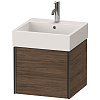 Картинка анонса товара «тумба под раковину duravit xviu xv42330b221 подвесная 48 см орех/черный»