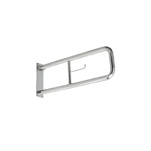 Поручень Aquatek настенный откидной с бумагодержателем 800x230 мм, POR-0000005 Поручень Aquatek настенный откидной с бумагодержателем 800x230 мм, POR-0000005