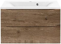 Тумба под раковину Vincea Mia 800 подвесная, 2 выкатных ящик soft close, V.Oak VMC-2MA800VO Тумба под раковину Vincea Mia 800 подвесная, 2 выкатных ящик soft close, V.Oak VMC-2MA800VO