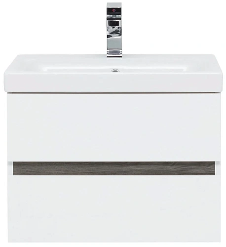 Комплект мебели Aquanet Беркли 60 белый/дуб рошелье (зеркало белое) 00258905 Комплект мебели Aquanet Беркли 60 белый/дуб рошелье (зеркало белое) 00258905