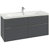 Картинка анонса товара «тумба под раковину villeroy &amp; boch subway 3.0 graphite / graphite c60202vr»