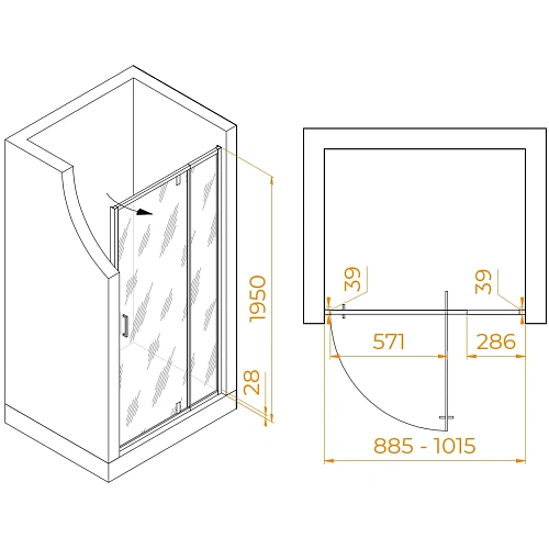 Душевая дверь RGW Passage PA-008 900 мм Easy Clean хром 350800890-21 Душевая дверь RGW Passage PA-008 900 мм Easy Clean хром 350800890-21