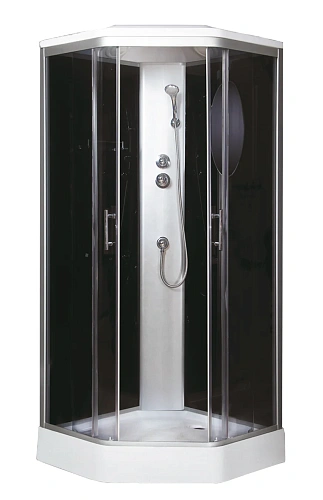 Душевая кабина Niagara Ultra NG-2506-01 (900х900х2200) низкий поддон (16см) стекло тонированное 25060134 Душевая кабина Niagara Ultra NG-2506-01 (900х900х2200) низкий поддон (16см) стекло тонированное 25060134