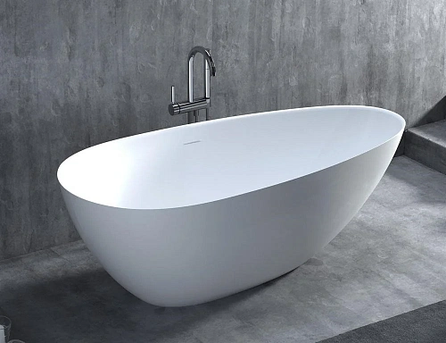 Ванна отдельностоящая Salini PAOLA IN 172x82 покраска по RAL полностью 101612SMF из искусственого камня S-Stone Ванна отдельностоящая Salini PAOLA IN 172x82 покраска по RAL полностью 101612SMF из искусственого камня S-Stone