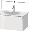 Тумба под раковину Duravit XSquare XS422404040 подвесная 81 см черный глянцевый Тумба под раковину Duravit XSquare XS422404040 подвесная 81 см черный глянцевый