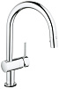Картинка анонса товара «смеситель для кухни grohe minta touch, хром (31358001)»