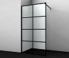 Картинка анонса товара «душевая перегородка wasserkraft glan 66w40 черный»