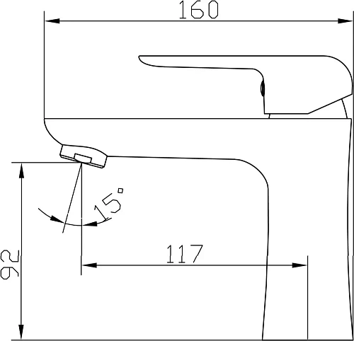 Смеситель для раковины Kaiser Glory 69111 Смеситель для раковины Kaiser Glory 69111
