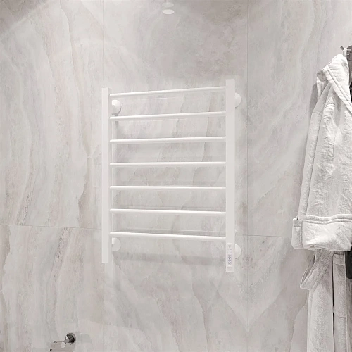 Полотенцесушитель электрический EWRIKA Пенелопа С7 70х50, белый 558358 Полотенцесушитель электрический EWRIKA Пенелопа С7 70х50, белый 558358