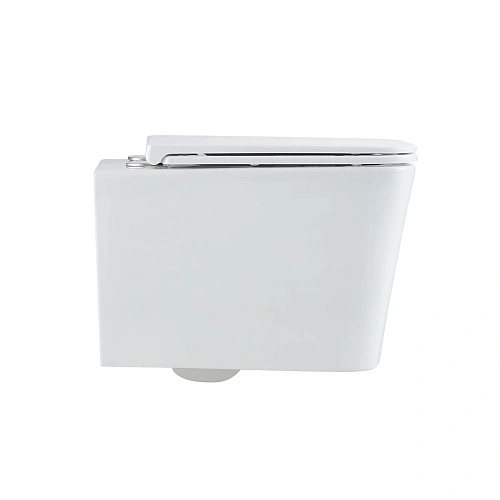 Унитаз подвесной Vincea Q-Line VT1-12T безободковый, цвет белый, ультратонкое soft-close сиденье Унитаз подвесной Vincea Q-Line VT1-12T безободковый, цвет белый, ультратонкое soft-close сиденье